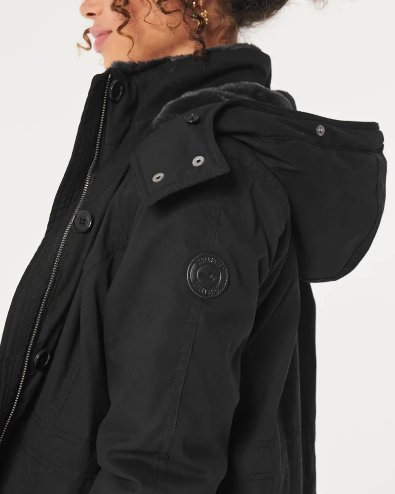 Hollister cozy lined parka discount