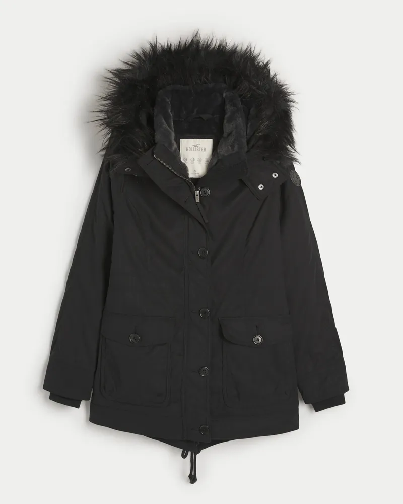 Hollister lined parka discount