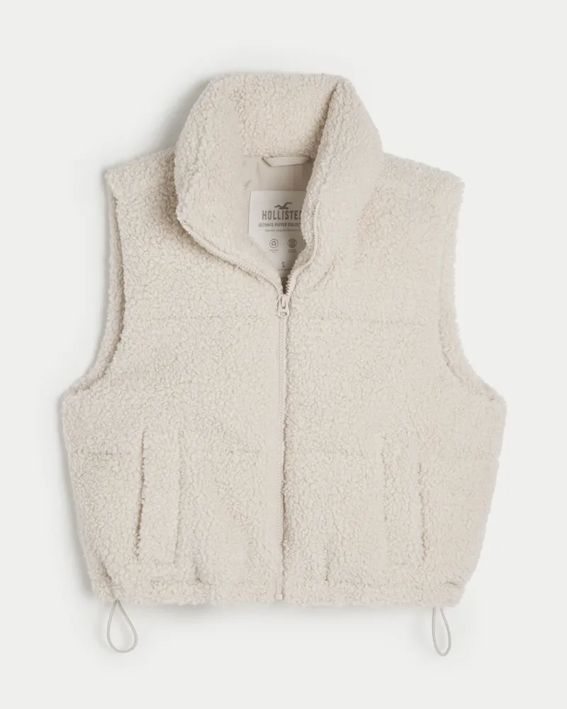 Hollister puffer vest shop