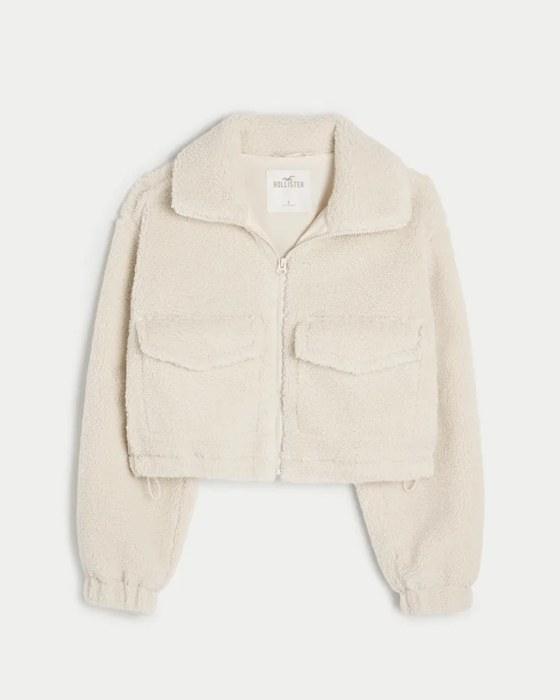 Hollister Cozy Sherpa Utility Jacket Hamilton Place