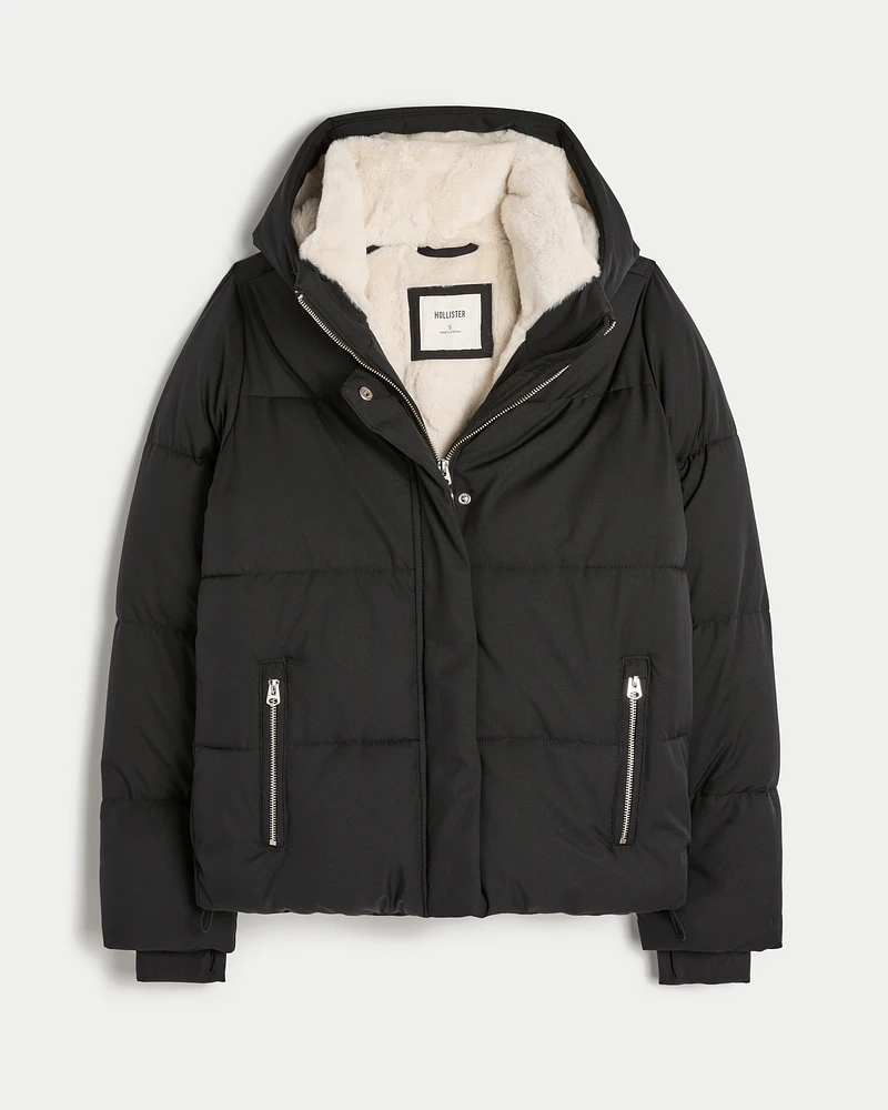 Hol Faux Fur-Lined All-Weather Puffer Jacket | Liberty Center