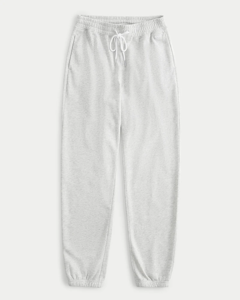 Hollister mid rise fleece joggers discount