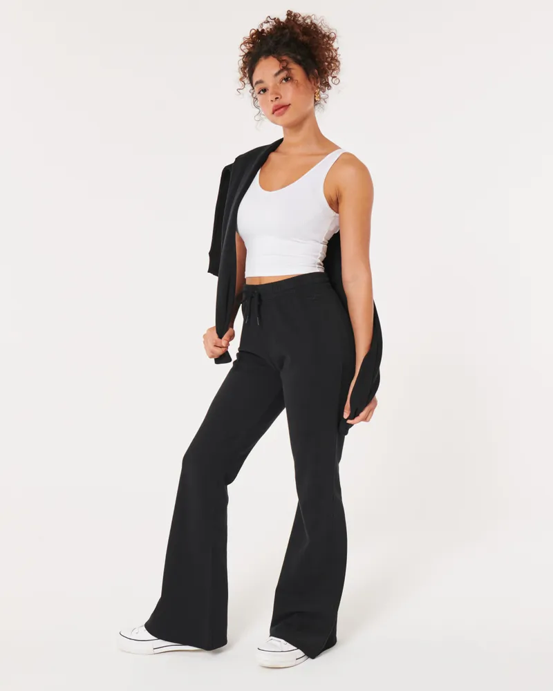 Hollister Ultra High Rise Fleece Flare Pants Bramalea City Centre