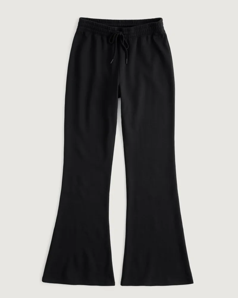 High rise logo fleece online joggers hollister