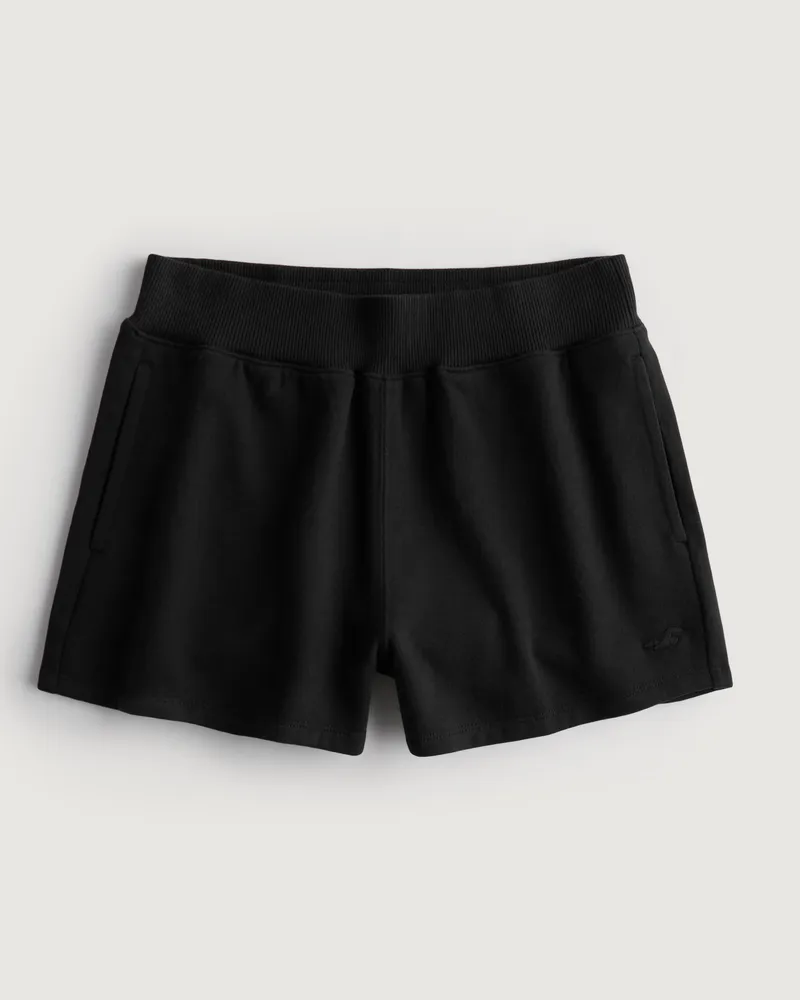 Hollister Feel Good Ultra High Rise Fleece Dad Shorts Hamilton Place