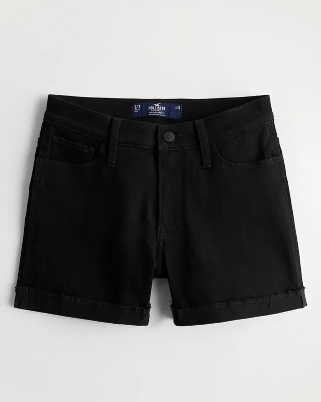 Hollister High Rise Black Denim Shorts 3 Hamilton Place