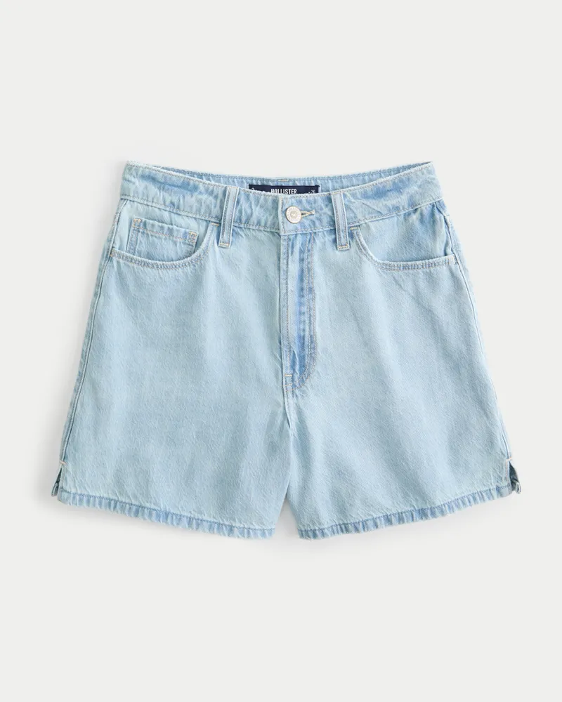 Hollister Ultra High Rise Light Wash Lightweight 90s Denim Mom