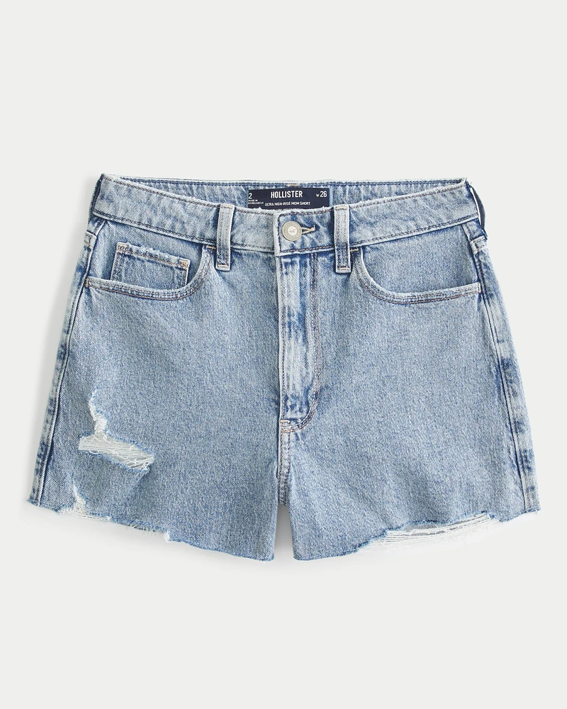 Ripped mom shorts hot sale
