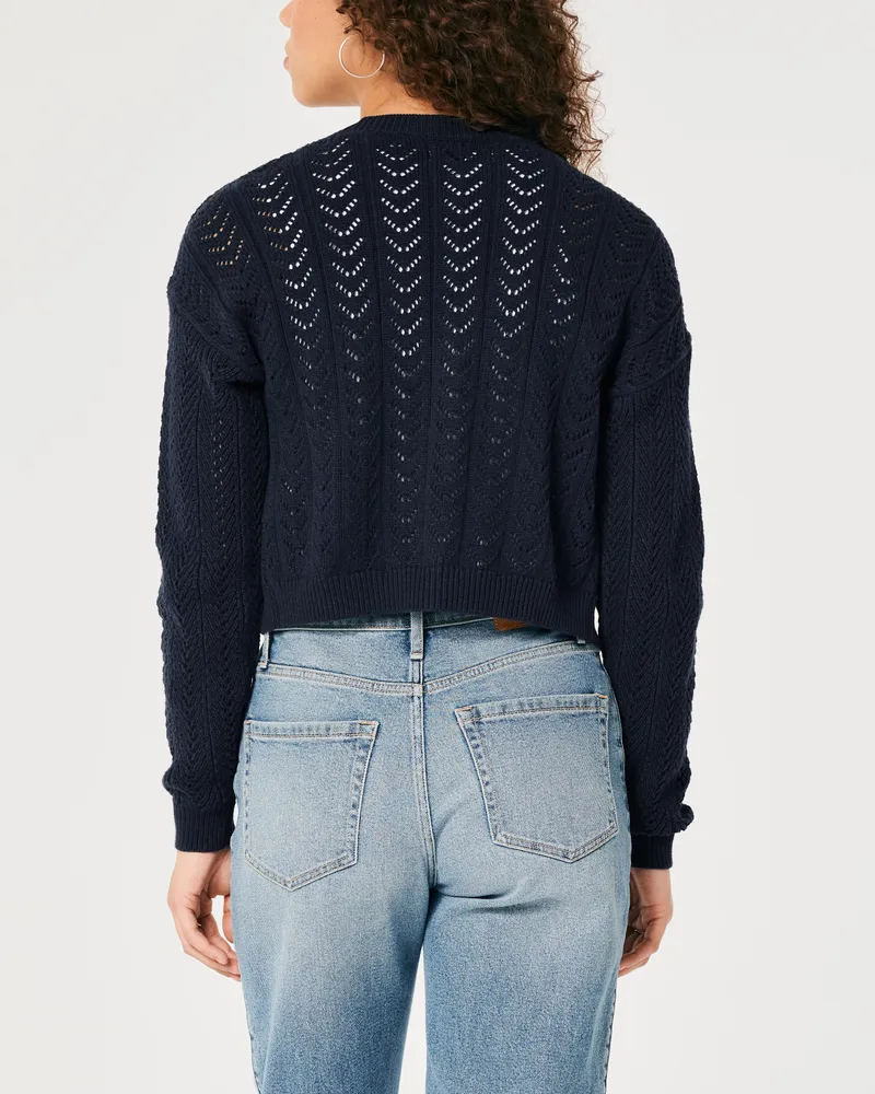 Hollister deals textured cardigan