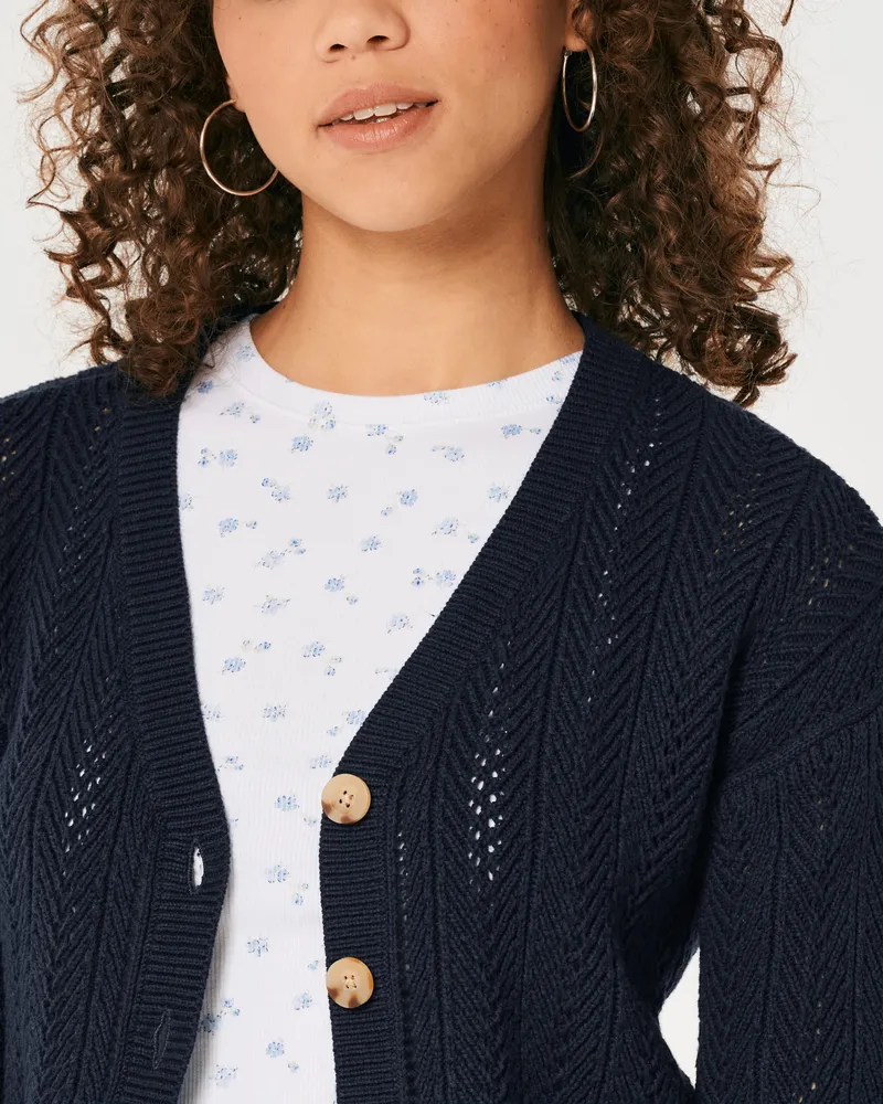 Hollister cheap textured cardigan