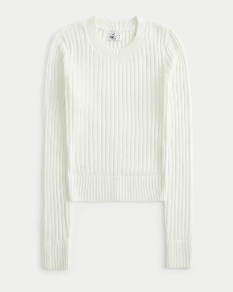 Crew neck sales sweater hollister
