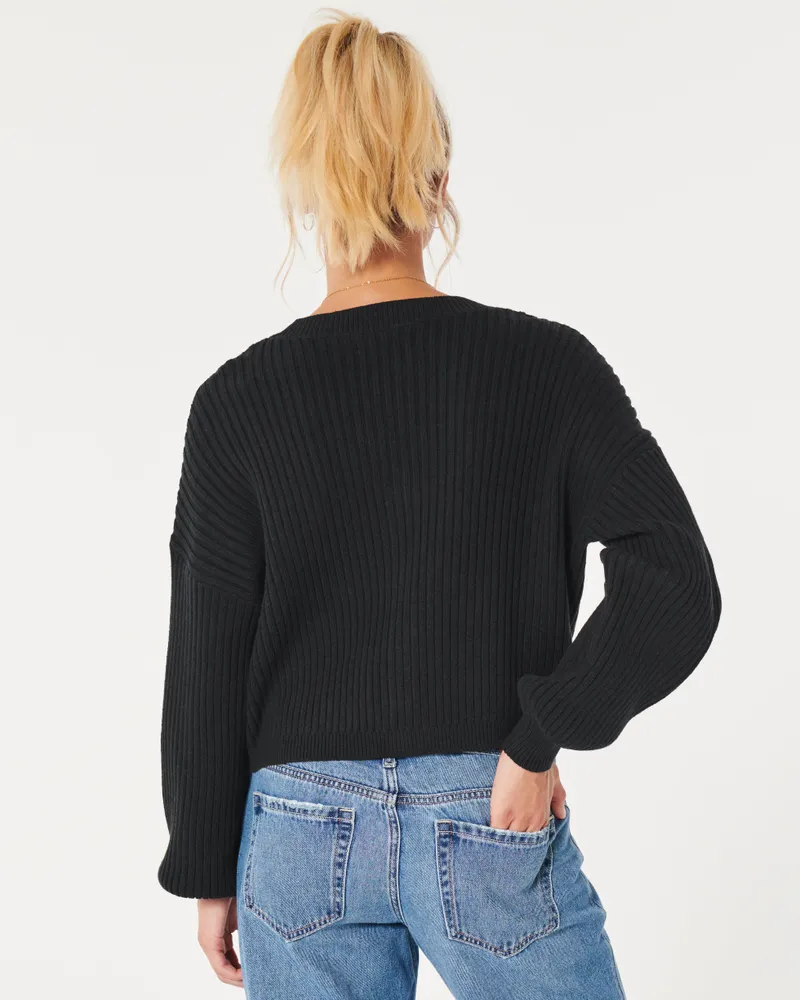 Hollister hotsell cropped jumper