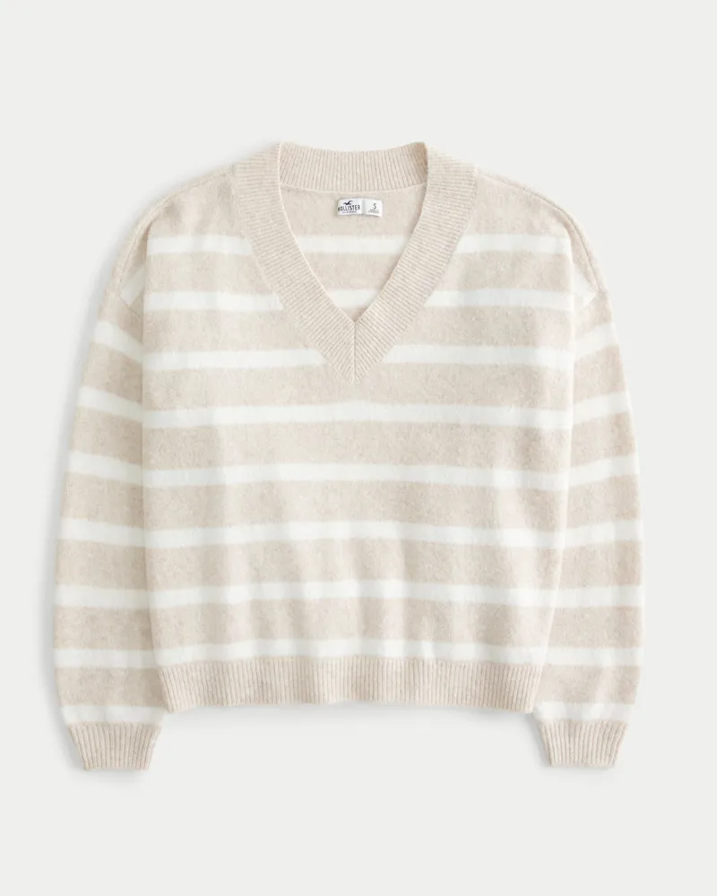 Hollister Easy Cozy V Neck Sweater CoolSprings Galleria