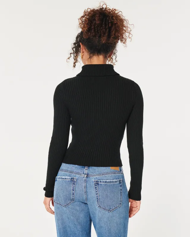 Hollister ribbed turtleneck sweater store