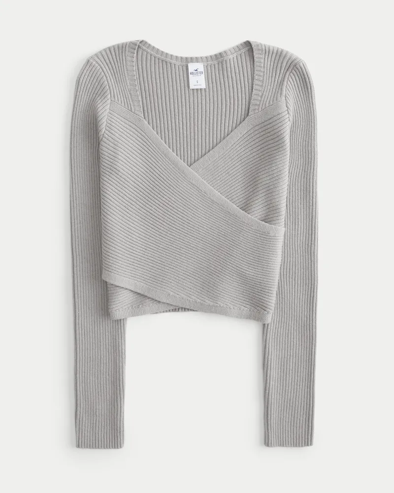 Cozy discount wrap sweater