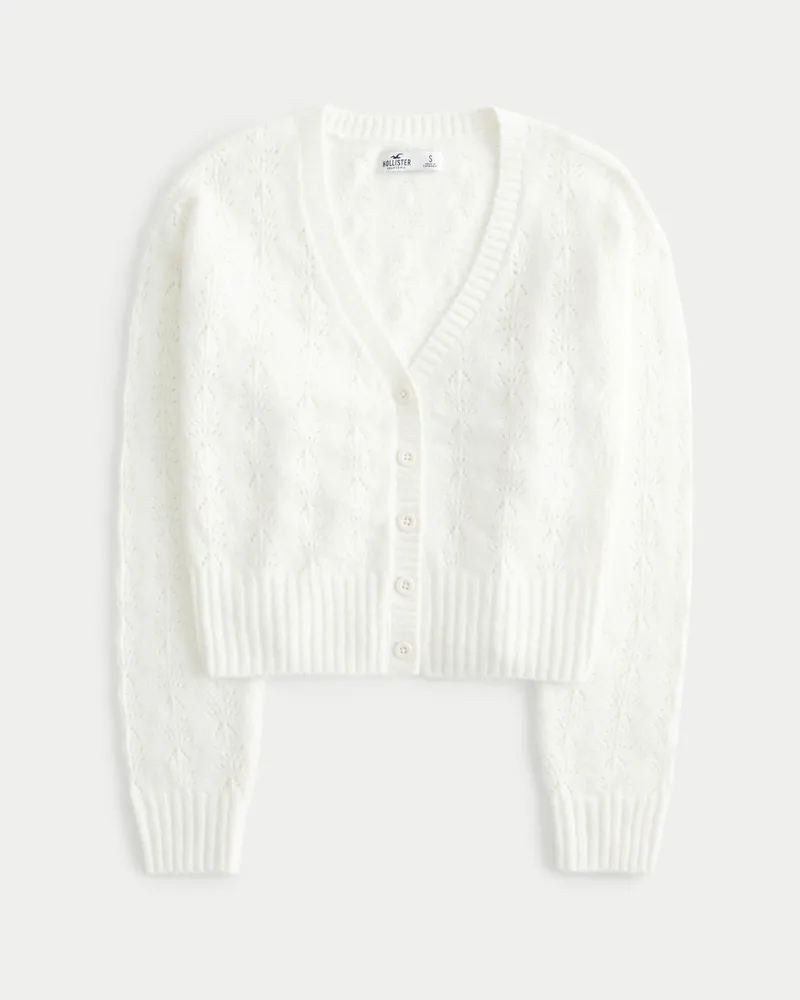 Hollister Easy Cozy Textured Cardigan CoolSprings Galleria