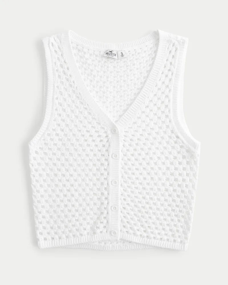 Hollister Easy Crochet Vest CoolSprings Galleria