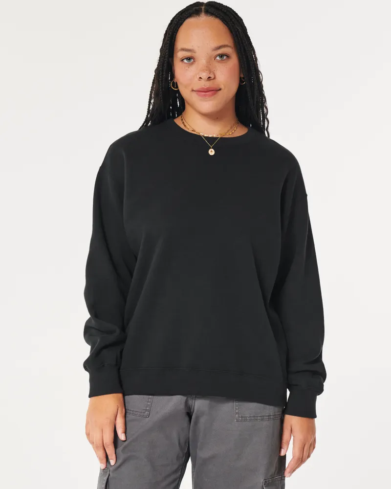 Hollister best sale oversized sweatshirt