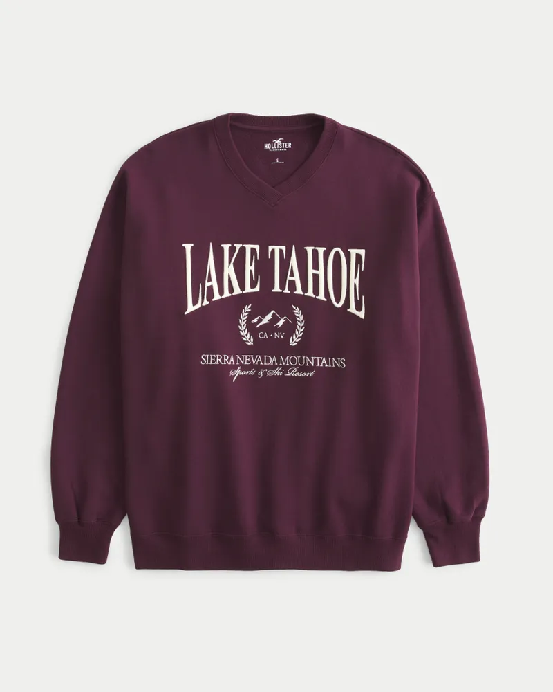 Hollister Oversized Paris Graphic Crew Sweatshirt Mall of America