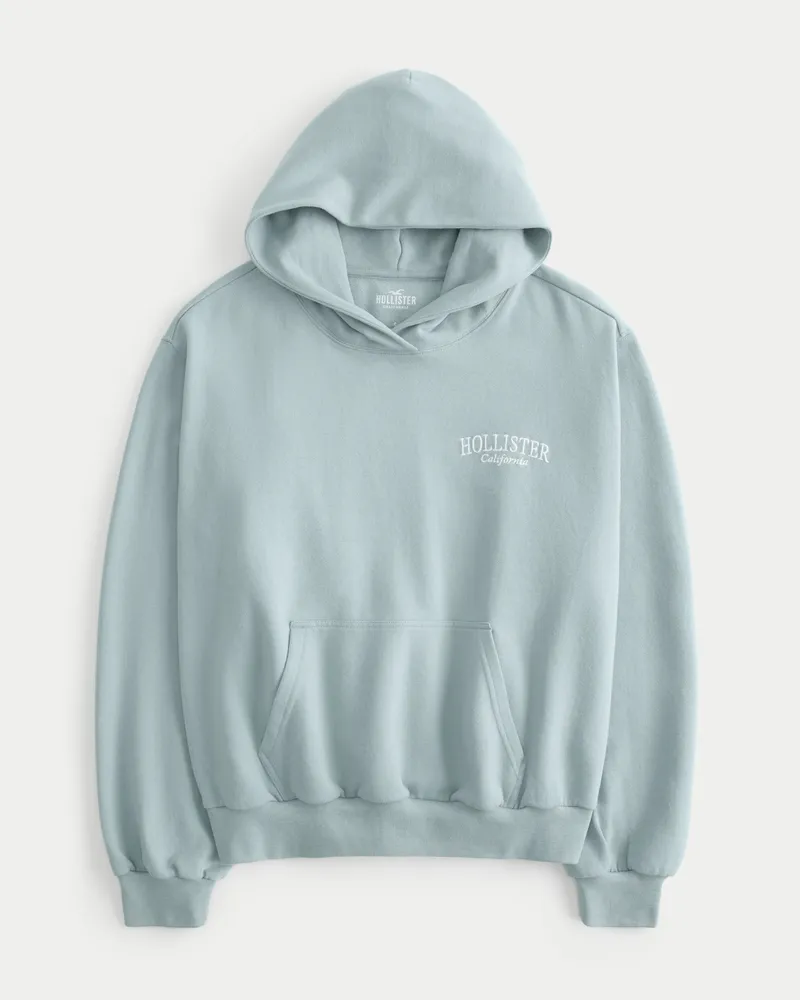 Hollister baby blue hot sale hoodie