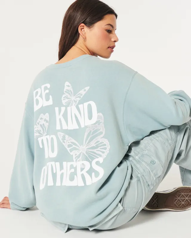 Hollister kindness sweatshirt hot sale