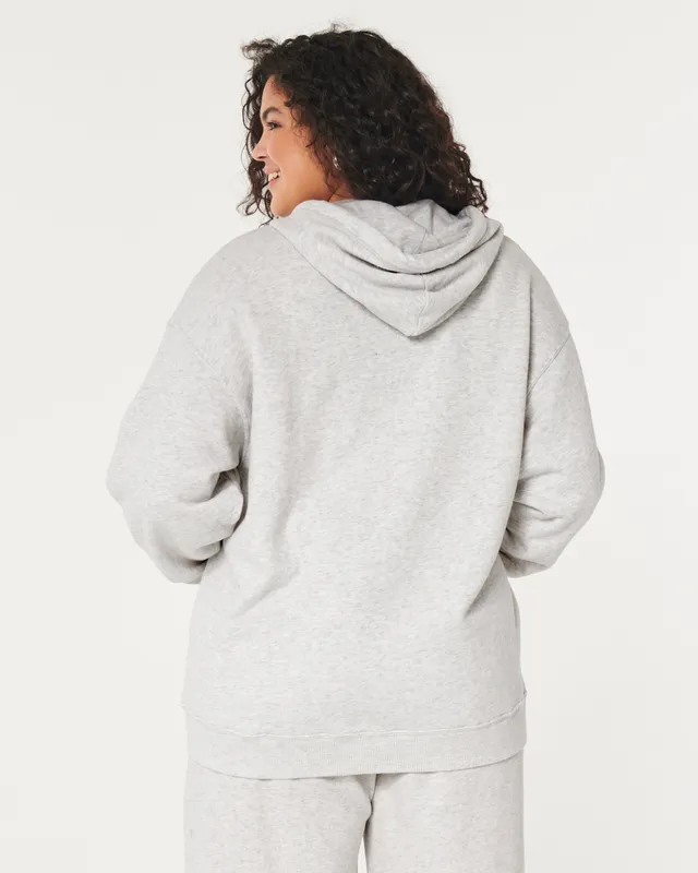 Hollister Feel Good Oversized Zip Up Hoodie CoolSprings Galleria