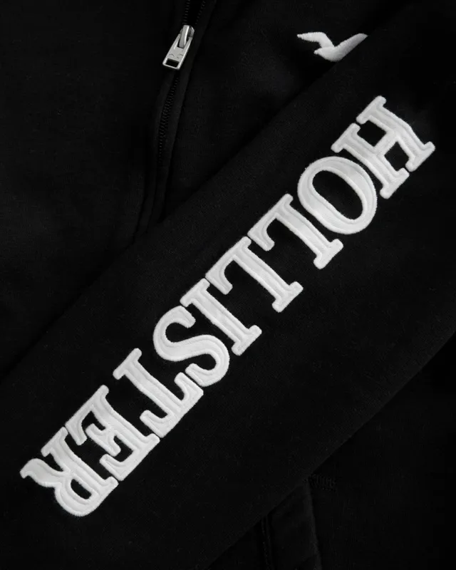 Hollister Zip-Up Logo Graphic Hoodie | CoolSprings Galleria