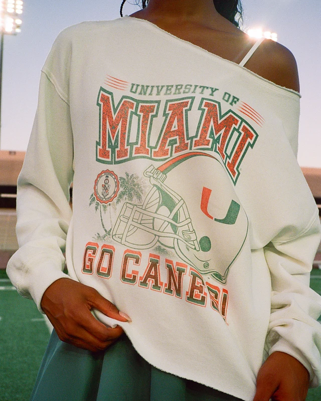 University of miami sweatshirt outlet