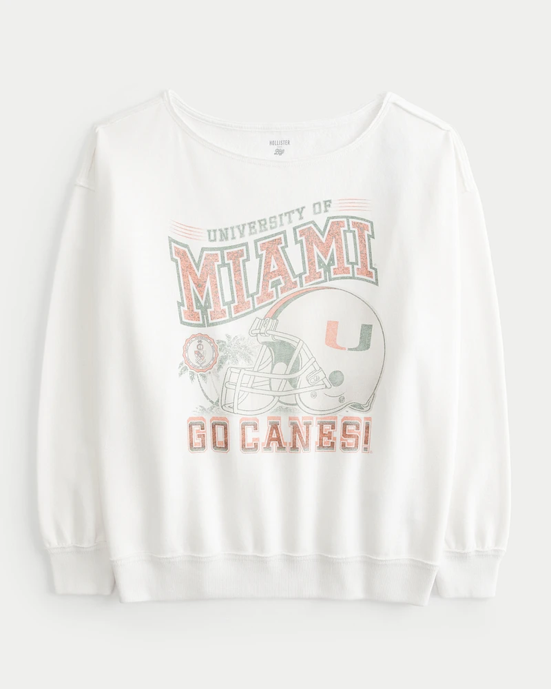 U miami sweatshirt outlet