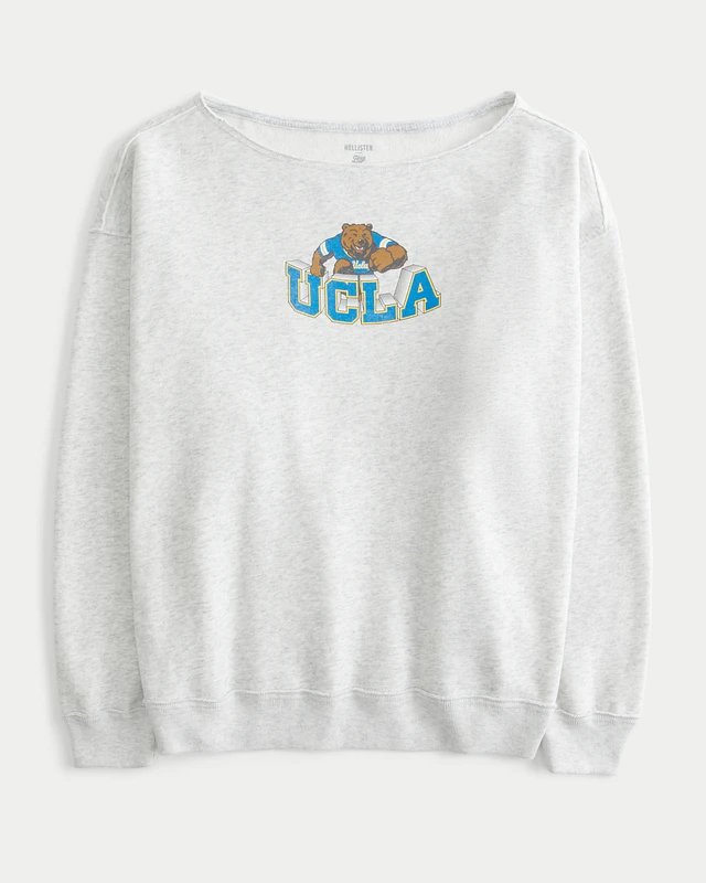 White ucla crewneck best sale