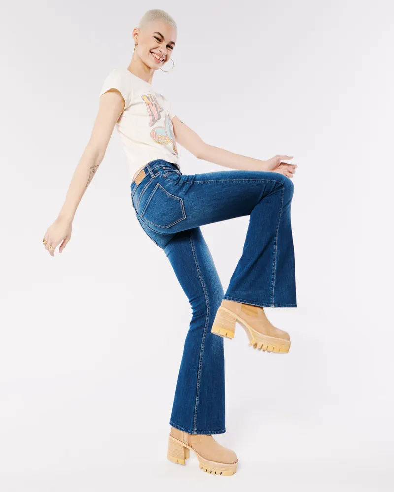 Hollister top red jeans