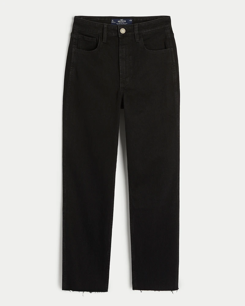 Hollister ultra high rise mom jean clearance