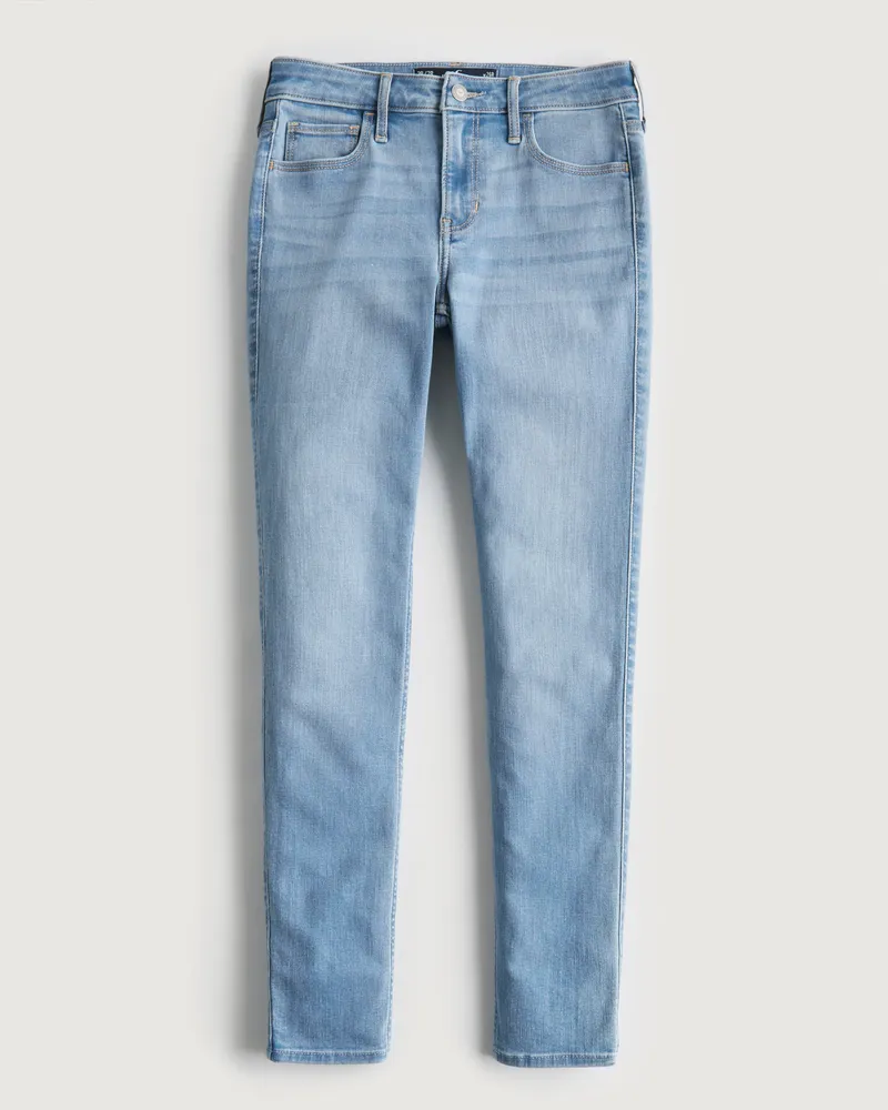 Hollister Mid Rise Medium Wash Super Skinny Jeans Mall of America
