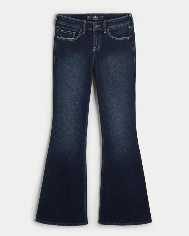 Calça flare sale preta hering