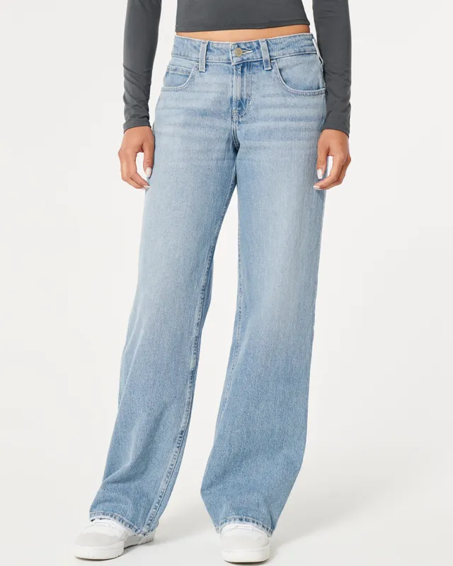Hollister wide leg jeans new arrivals
