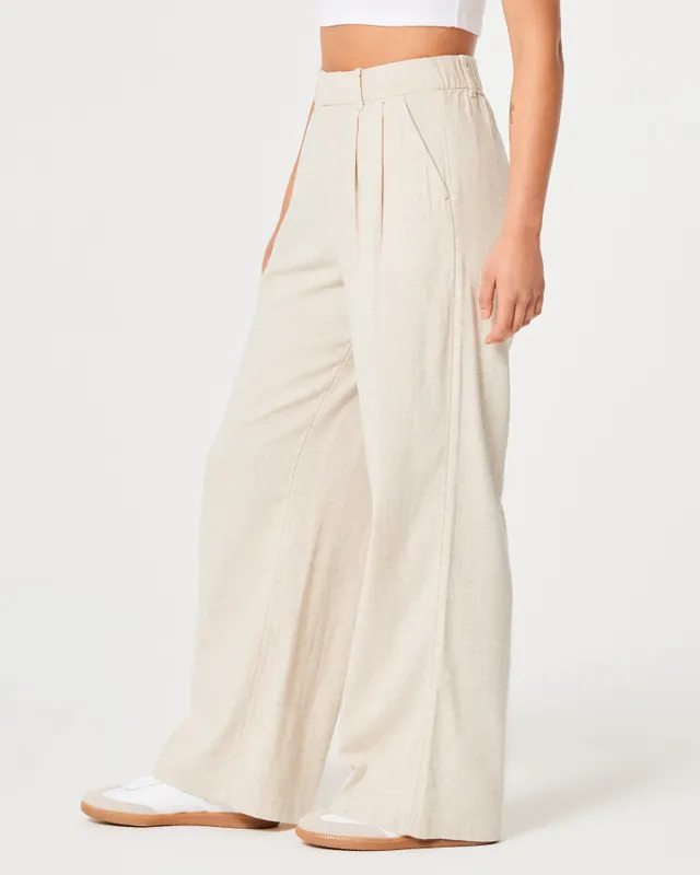 Hollister linen on sale pants