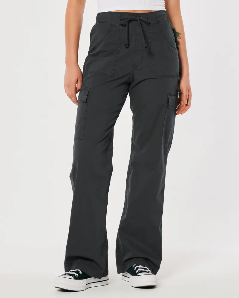 Hollister black deals cargo pants