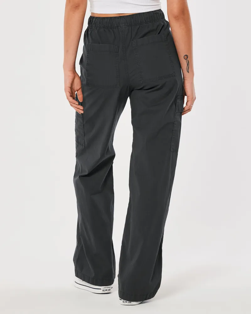 Hollister Adjustable Rise Poplin Baggy Cargo Pants Bramalea City