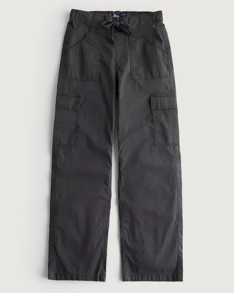 Hollister black clearance cargo pants