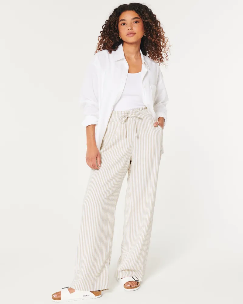 Hollister deals paperbag pants
