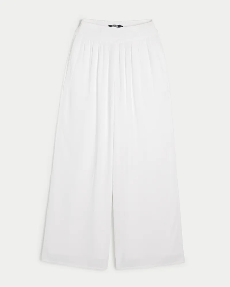 Hollister Adjustable Rise Wide Leg Palazzo Pants CoolSprings