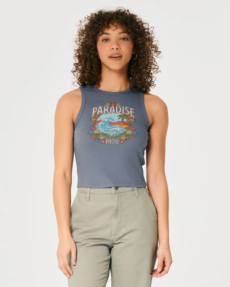 Hollister high neck tank on sale