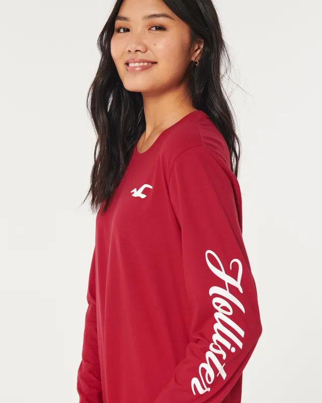 Hollister long sleeve girls top