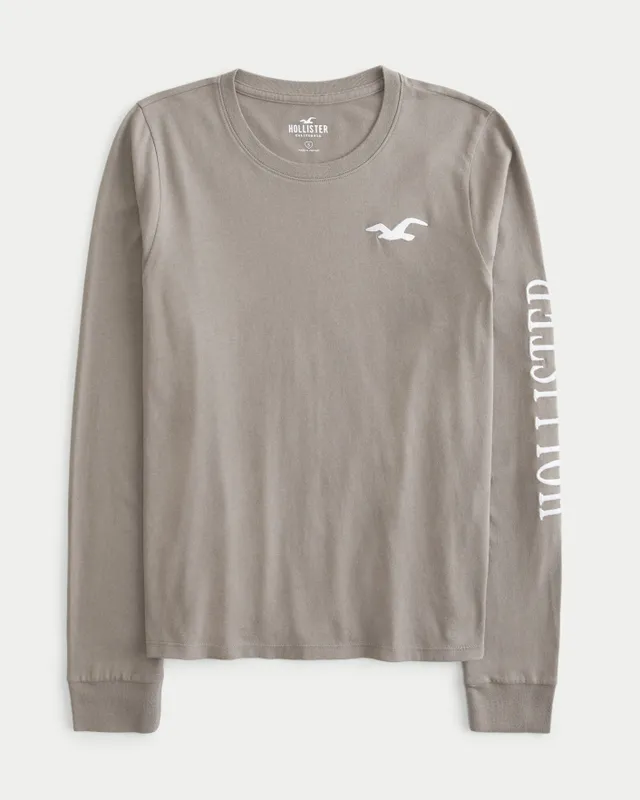 Hollister long clearance sleeve tee