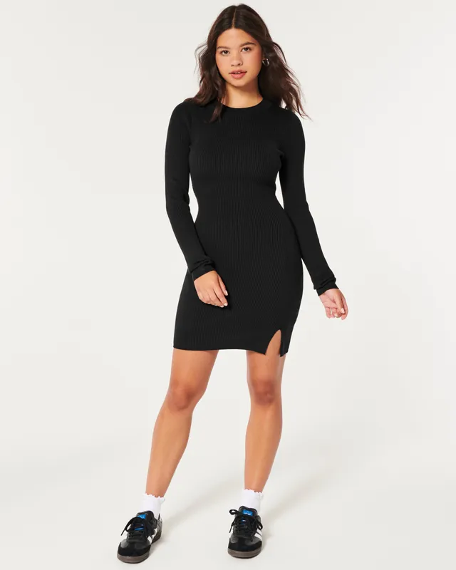 Hollister Long Sleeve Bodycon Sweater Dress Halifax Shopping Centre