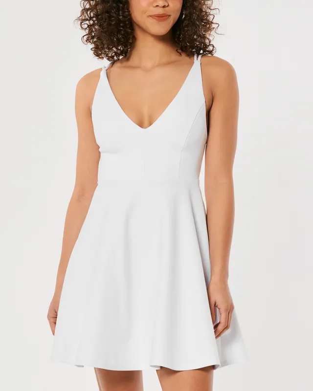 Hollister Ponte Skater Mini Dress CoolSprings Galleria