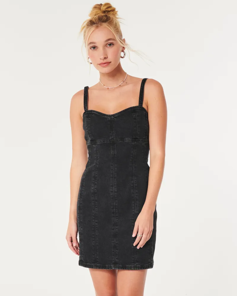 Hollister Social Tourist Denim Corset Dress Mall of America