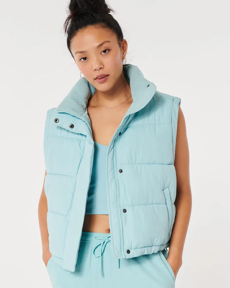 Hollister sleeveless jacket hotsell