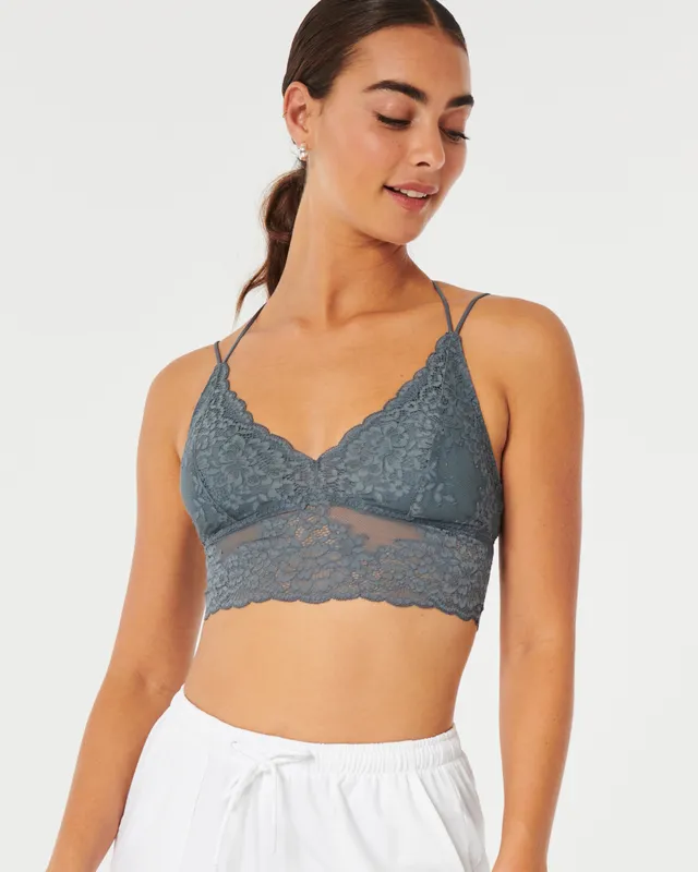 Hollister Gilly Hicks Lace Longline Bralette Hamilton Place