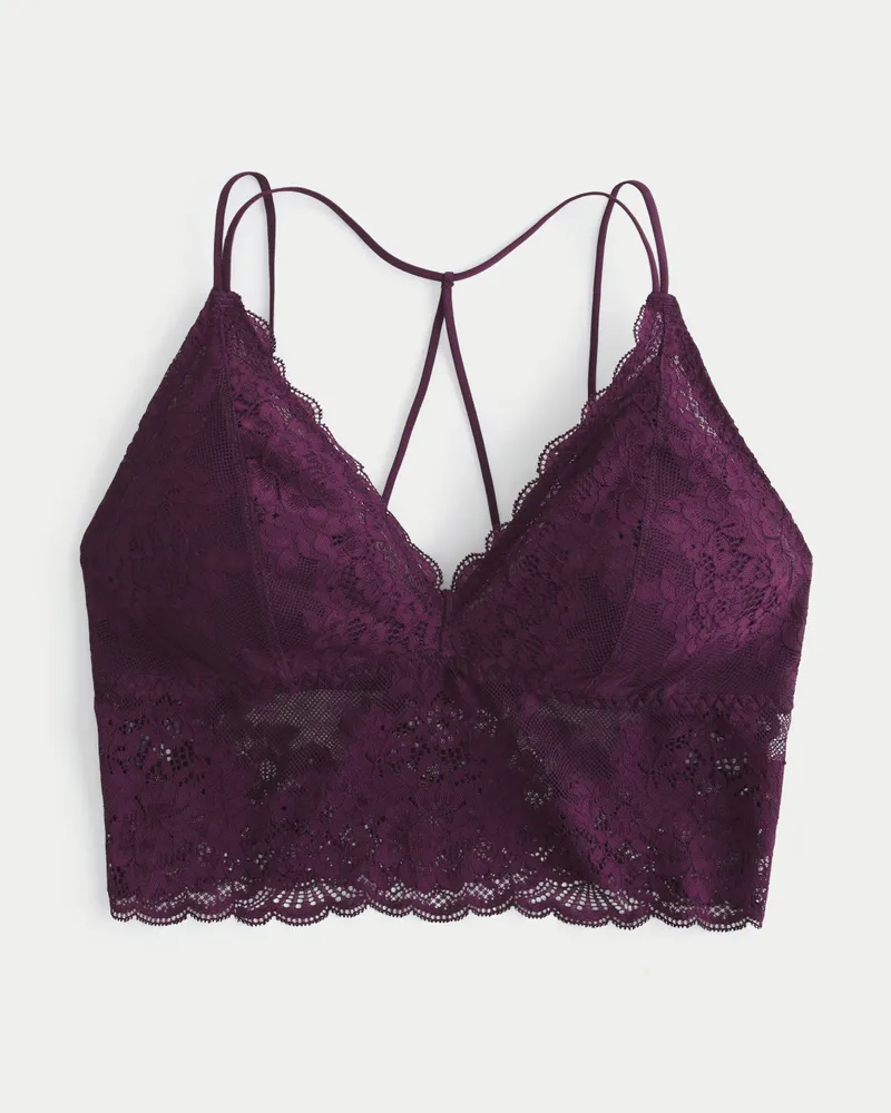 Hollister lace halter sales bralette